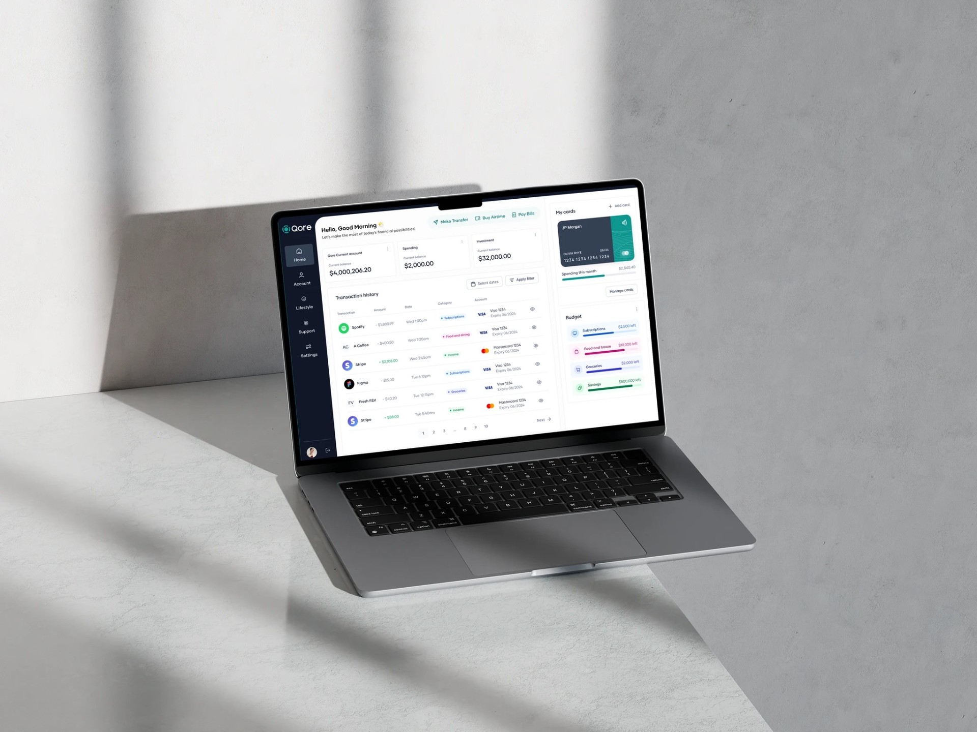 Qore Banking Platform, Redesigning a Product That Was Losing Clients