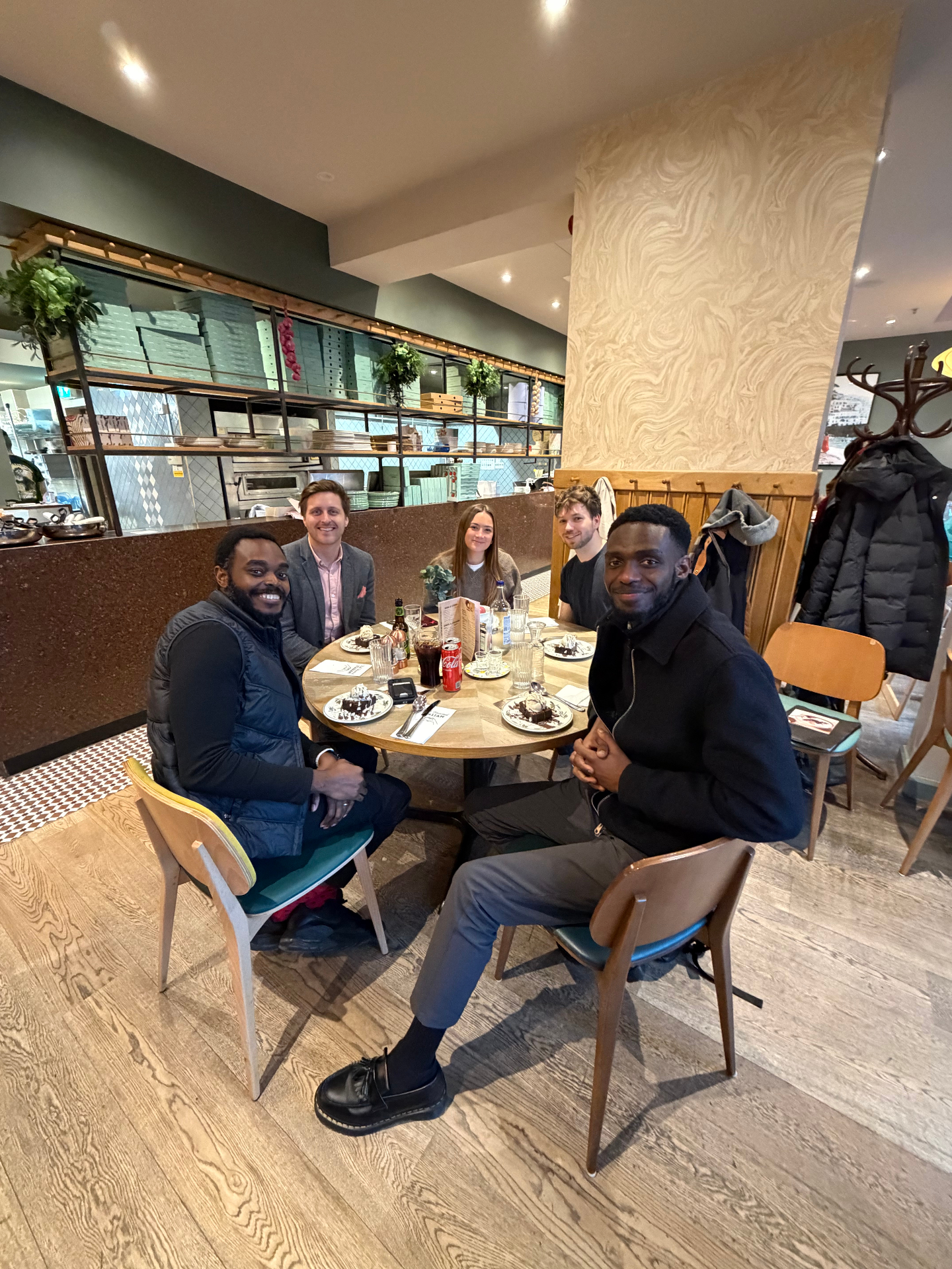 Design team dinner